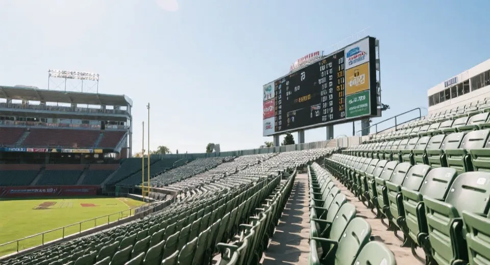 球場與計分牌示意圖